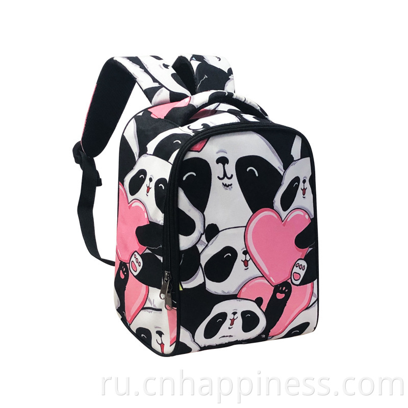Пользовательские рюкзаки для печатных рюкзаков для девочек водонепроницаемые школьные сумки Panda рюкзак для малышей и детей